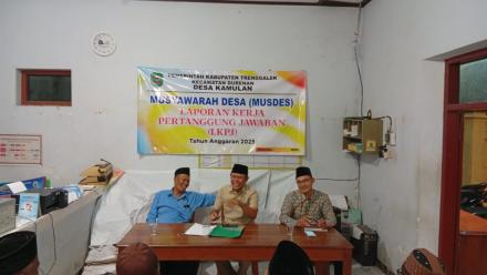 MUSDES LPJ APBDes Tahun Anggaran 2025